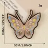 Li Xin bordado por computadora logo animal mariposa logo de tela accesorios para ropa cuenta manual parche DIY pegatina de tela bordada rosa