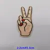 Parches de Letras con Corazón Bordado, Insignias de Grulla Bordadas por Computadora, Parches para Ropa Infantil, Accesorios para Ropa