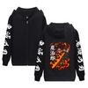 Demon Slayer Tokito Muichiro Sudadera con Capucha y Cierre para Adolescentes Exterminio de Demonios