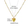 Elegante y moderno collar de flor de circonita en forma de corazón bañado en oro de 18 quilates, cadena para la clavícula de mujer, joyería de regalo, superventas transfronterizo