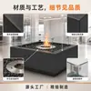 Chimenea de fuego real para exteriores, mesa de fuego a gas y alcohol, hecha a medida para calefacción en casas de huéspedes, hoteles, villas y patios, directo del fabricante