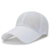 Sombrero para hombre al por mayor de verano de malla transpirable para exteriores, gorra de pesca de ocio, sombrero para el sol de ala extendida, gorra de béisbol