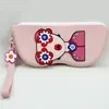 Bolsa de Almacenamiento para Lentes de Sol Linda, Bolsa de Almacenamiento Portátil para Estuche de Gafas, Bolsa de Almacenamiento de Silicona Anticaída, Bolsa Colgante para Gafas para Mujer