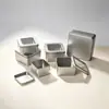 Caja Metálica de Plata Multiespecificación Dulces Regalo Unidad USB Insignia Almacenamiento Caja de Hierro Caja Vacía En Stock Mayoreo