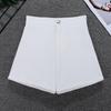 Calças casuais femininas de algodão altamente elástico, modelo shorts de cintura alta e modelagem justa, perfeitas para o outono de 2025. Ideal para usar por cima da roupa. Calças que realçam o quadril. 9025