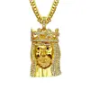 Colgante de personalidad para hombre europeo y americano, joyería hip-hop, collar con colgante de corona, suministro de fabricantes de joyería