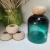 Botella Difusora de Aroma de Vidrio Transparente Creativa para Hogar, Dormitorio y Baño, Decoración de Botella de Fragancia con Campana Colgante