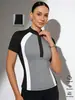 Ropa Transfronteriza, Deportes al Aire Libre, Tops de Yoga a la Moda, Camisetas para Mujer, Secado Rápido, Ropa de Yoga de Alta Elasticidad, Ropa de Verano para Mujer