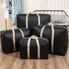Saco de armazenamento para mudança, saco de armazenamento grande, saco organizador tecido à prova de umidade para edredons, roupas, vestuário, edredons, bagagem à prova de poeira