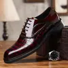 Zapatos de Boda de Encaje Bajos para Hombre, Estilo Transfronterizo, Cabeza de Anciano, Talla Grande, Zapatos de Negocios Casuales de Moda Nueva, Estilo Británico Retro