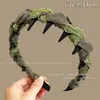 Diadema para lavarse la cara para mujer con dientes, antideslizante, se mantiene en su lugar, adecuada para frentes altas, uso diario, pinza para el cabello, accesorio para el cabello