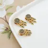 Acessórios de Pulseira Cordão Colar com Franja de Contas de Furo Grande Apanhador de Sonhos de Prata Xizang da Moda Contas Soltas de Liga Joias DIY