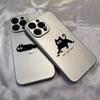 Funda Simple Bullet Flying Cat para iPhone16Pro Apple 13/14/12/11 Electrochapada Suave