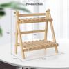 Rack de Armazenamento Escada Suculenta Multicamadas de Mesa para Escritório Rack de Armazenamento de Mesa Rack de Exibição Rack de Flores Dobrável Decorativo