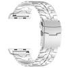 Adecuado para Apple 78910 Generación Correa de Titanio de Liberación Rápida de Iron Man de 26 mm Correa Metálica de Acero Inoxidable para iWatch Ultra