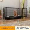Gaiola para cães Grande Gaiola para cães de grandes dimensões com sanitário Cão médio Cão pequeno Gaiola para cães de tubo quadrado Gaiola para cães Bold Pet