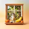 Ímãs de geladeira de resina com tema de animais de estimação: Em relevo 3D, apresentando cenas fofas, decoração criativa para casa e pequenas peças decorativas