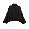 Ropa de Mujer Transfronteriza Europea y Americana 2025 Principios de Primavera Nueva Moda Chaqueta Bomber con Efecto Textura de Gamuza Chaqueta Top