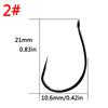 Anzuelo de pesca Wacky Group, anzuelo de pesca invertido, anzuelo para locha, anzuelo de gusano blando, anzuelo de luya de pozo negro en caja