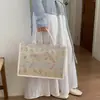 Nova Bolsa Tote Bordada Estilo Nacional Chinês para Mulheres 2026 Nova Bolsa de Ombro de Grande Capacidade Bolsa de Mão Casual para Trabalho e Dia a Dia