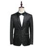 Conjunto de Terno Masculino Novo 2026, Terno Masculino Estilo Coreano, Jaqueta Jacquard Casual de Alta Qualidade, Roupa Formal para Homens
