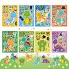 Adesivos de presente de festa infantil Animal marinho DIY Quebra-cabeça para pais e filhos Emoji Adesivos de mudança de rosto Adesivos de desenho animado