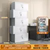 Gabinete de Archivo de Acero para Oficina, Gabinete de Hierro para Comprobantes Financieros con Cerradura, Estantería para Documentos de Archivo, Gabinete Bajo para Almacenamiento del Hogar