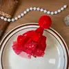 Set de Horquillas Koreanas Pom.Kr Red Velvet Año Nuevo Navidad Accesorios para el Cabello de Niños Pinza para Flequillo Lateral