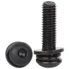 Tornillos Hexagonales de Combinación Triple con Cabeza Semiredonda Grado 10.9, Tornillos Hexagonales de Combinación Triple con Cabeza Plana M3M4M5M6M8