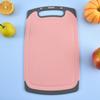 Em estoque criativo palha de trigo tábua de corte de plástico antiderrapante cozinha suplemento alimentar frutas pequena tábua de corte dupla face disponível