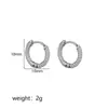 Brincos Geométricos de Aço Inoxidável Europeus e Americanos para Mulheres, Estilo Minimalista, Ear Cuffs de Luxo Versáteis da Moda, Atacado