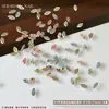 Pedras de Strass Hua Zi de Fundo Plano para Nail Art, Strass Brilhantes K9 de Borda Invertida Pequenos de Fundo Plano de Formato Irregular, Decorações Coloridas Mistas de Strass para Unhas