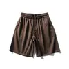 Shorts Jeans Lavado Desgastado Casual Solto Design Desconstruído com Rebites Retro Americano Novo Verão 2026 Yidao Vintage