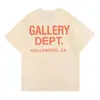 Gallery Dept 2026 Verano Nueva Camiseta Unisex Pareja Unisex Mismo Estilo 100% Algodón Puro Manga Corta