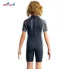 Dive&Sail Nuevo Traje de Buceo para Niños de 2.5 mm Traje de Baño de Invierno Traje de una Pieza para Niños Cálido para Snorkel Surf Traje Anti-Medusas