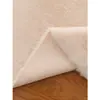 Tela de Imitación de Piel de Conejo Engrosada Encriptada Tela de Felpa Chaleco Abrigo con Cuello de Piel Tela de Fondo para Exhibidor de Mostrador