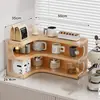Portavasos de Esquina Escritorio Acrílico Estante de Almacenamiento para Vasos Mesa de Comedor Encimera Taza de Café Pequeña Vaso de Agua Aparador