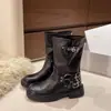Botas Martin de Plataforma para Mujer Marrones Otoño/Invierno Estilo Occidental Británico Botas de Mezclilla 2026 Botines Cortos para Mujer Melade Nuevo Estilo