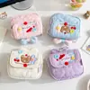 Bolsa de almacenamiento suave y esponjosa con tapa abatible en forma de bote, estuche lindo de alta apariencia para estudiantes y niños de preescolar