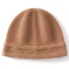 Nuevos gorros de punto cálidos y a prueba de frío de cachemira para hombre y mujer de otoño e invierno, gorros para ciclismo al aire libre, gorros casuales para el frío