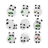 Paisagem em miniatura, figura de panda criativa que brilha no escuro, decoração DIY, pacote surpresa, ornamento para pendurar, pequena peça de exibição para mesa ou carro