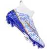 Zapatos de Fútbol Zapatos de Entrenamiento Estudiantes Transfronterizos Niños Adultos Talla Grande Caña Alta Comercio Exterior Zapatos de Fútbol Juvenil Uñas Largas Rotas para Hombre