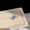 Aretes de Plata con Zirconia Azul Aguamarina Forma de Gota de Agua Romance Isleño Aretes de Lujo Ligero con Acabado de Alta Gama Accesorios de Aretes Dulces y Frescos para Mujeres