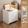 Mesa de noche moderna y sencilla para dormitorio en casa Estante de almacenamiento para mesita de noche Armario de almacenamiento sencillo Armario pequeño al lado de la cama Armario de almacenamiento