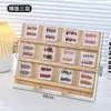 Suporte de Exibição de Armadura de Registro Escada de Papel Especial ao Vivo Três ou Quatro Camadas Caixa de Armazenamento de Nail Art Suporte de Exibição Estilo de Trabalho