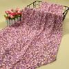 Tela de Gasa 100D Tela Estampada Fresca de Verano Floral Ligeramente Transparente Ropa de Gasa para Disfraz Antiguo Hanfu