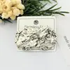 Aretes geométricos de acero inoxidable, broqueles dorados simples y elegantes, aretes colgantes versátiles a rayas estilo ins, joyería geométrica
