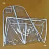 Capa de Poeira Transparente Grossa de Camada Dupla para Vestido de Casamento, Fabricante de Saco de Poeira para Vestidos, Saco de Armazenamento para Vestido de Casamento