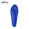 Kamperbox Distribuição Transfronteiriça Saco de Dormir Outdoor Estilo Camping Inverno Penas de Ganso Estilo Múmia Penas de Algodão Espessado e Quente