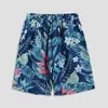 Camisa de Flores de Playa para Hombre Hawaiana de Manga Corta Holgada Verano Delgada Moderna Casual Traje de Hombre Camisa de Dos Piezas